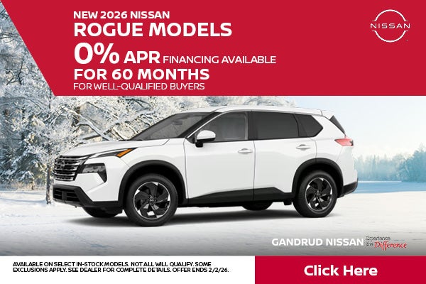NEW 2026 NISSAN
ROGUE MODELS