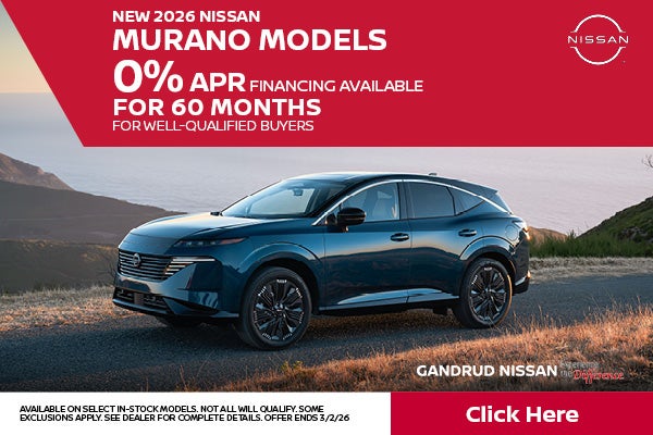 NEW 2026 NISSAN
MURANO MODELS