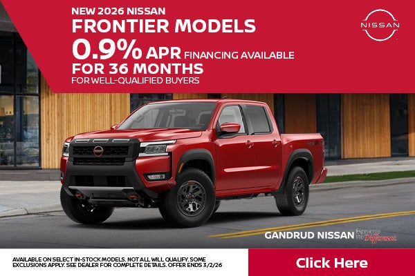 NEW 2026 NISSAN
FRONTIER MODELS