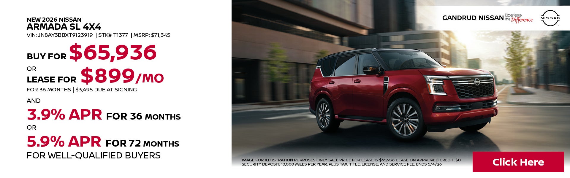 NEW 2026 NISSAN ARMADA SL 4X4