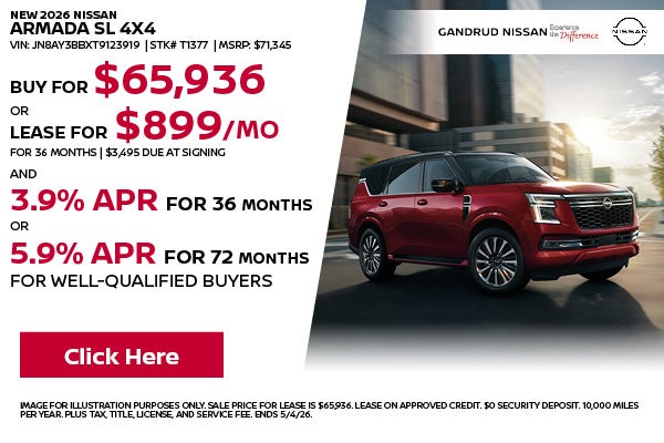 NEW 2026 NISSAN ARMADA SL 4X4