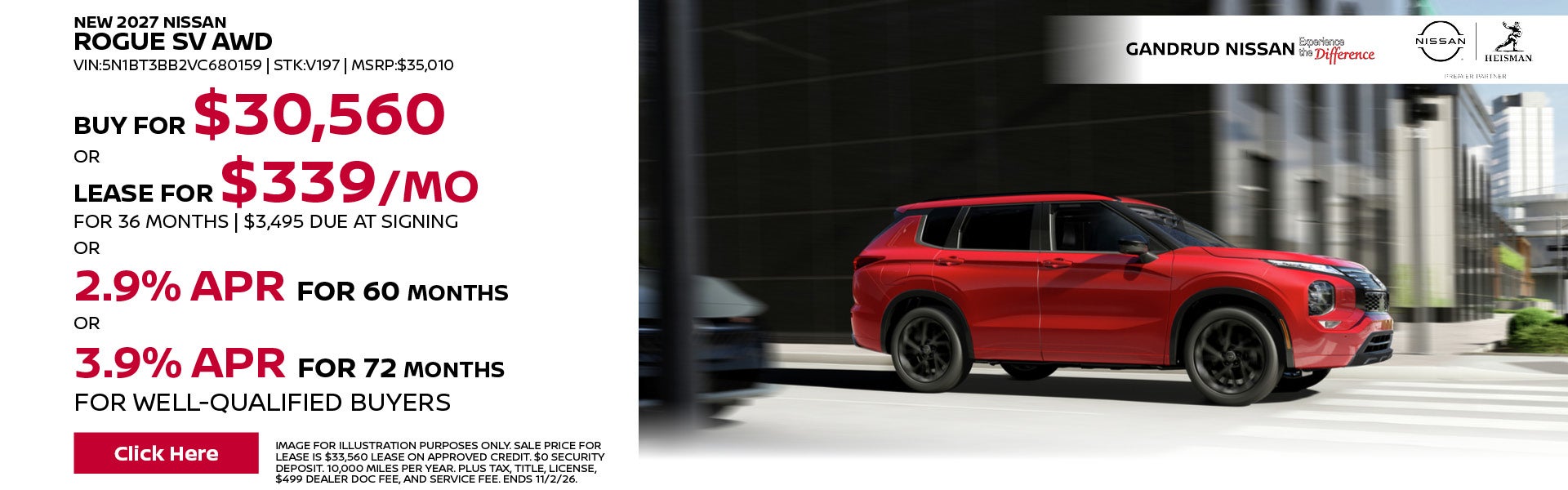 New 2027 Nissan Rogue SV AWD 